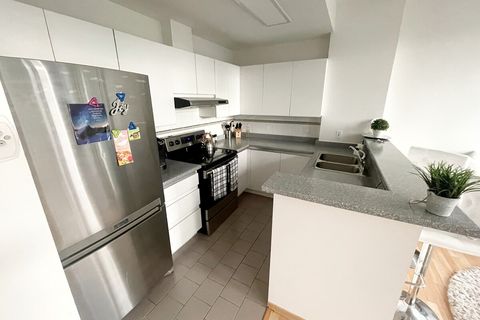 Bright, Spacious Kitchen with Full Size Quality Appliances. Stove, Oven, Fridge, Freezer & Dishwasher. Keurig Maker & Coffee Pods, Hot Water Kettle, Toaster, Cook Ware, Utensils, Dishes, Cutlery, Sharp Knives, Cutting Board, Oil, Salt, Pepper & Sugar