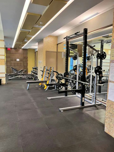 Stay active and energized in our state-of-the-art gym.