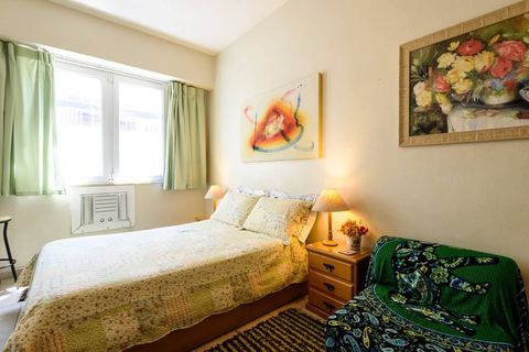 the studio has one double bed and one single bed.