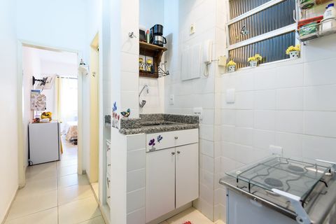 the kitchen is small but full equiped and confortable to cook