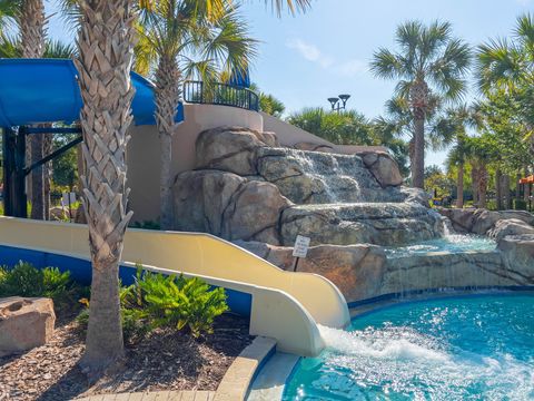 Community Pool water slide 