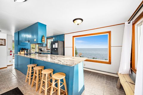 Galley seating in kitchen for family game night