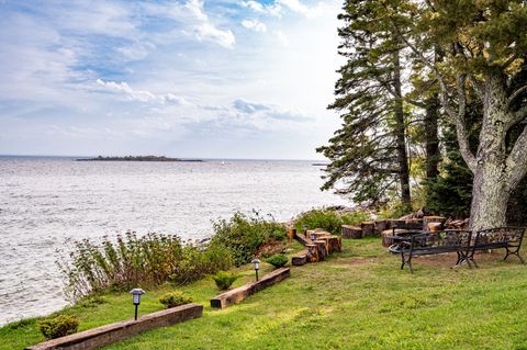 Outdoor Firepit by the shore