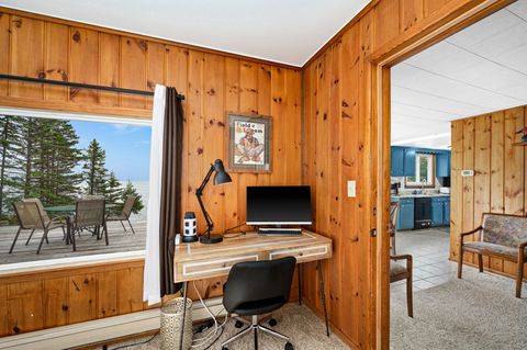 Workspace with lake view