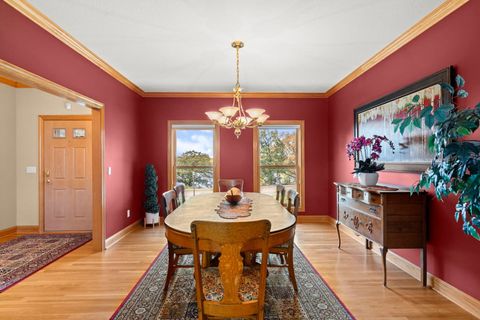 Our spacious formal dining room seats 6 and a amazing lake view.