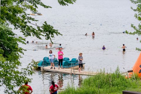 Lake Phalen is a swimming and fishing lake