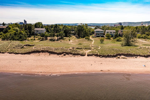 Five miles of sandy beach to explore