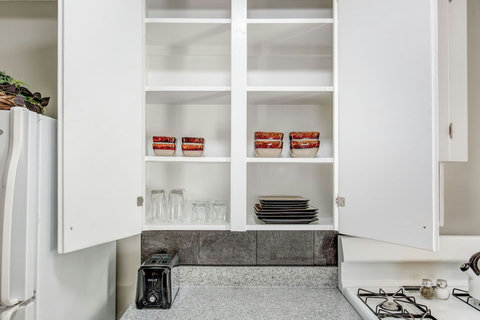Large and small bowls, large and small plates, glassware