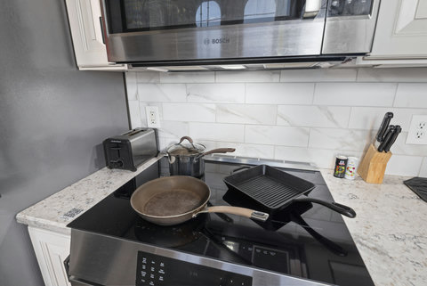 Pots and pans to cook