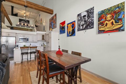Large dining table