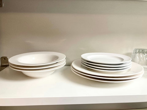 Large and small plates, bowls