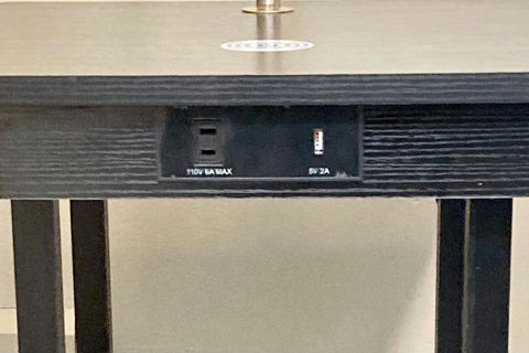 Charging station on the nightstand