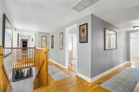 Upstairs Hallway and Bedroom/Bathrooms