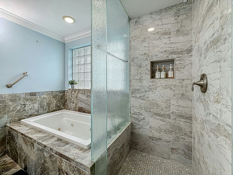 Master Shower and Bath
