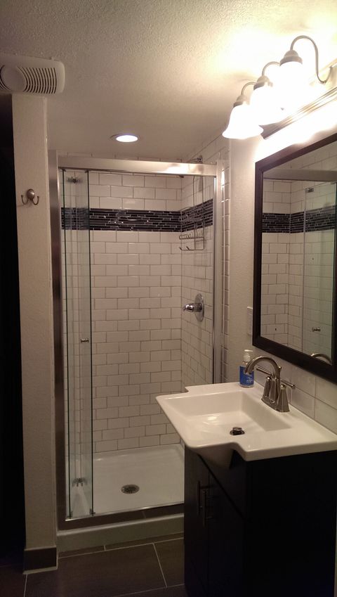 Beautiful new Full bathroom with gorgeous Shower!