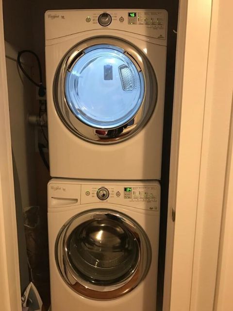 Brand new Front loading Washer & Dryer for you and your family to freshen up with!
