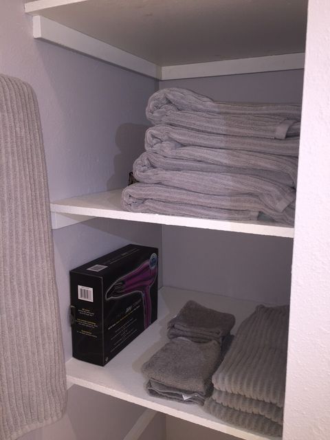 Fresh clean towels for our guests!