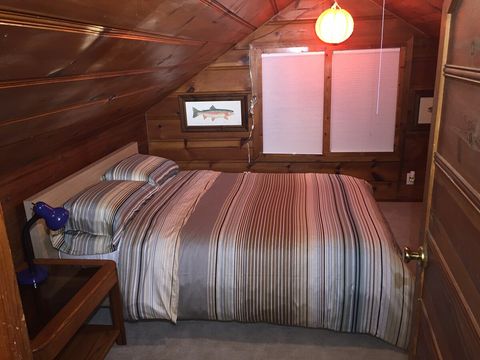 Enjoy our Knotty (pine) bedroom!