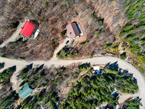 Private forest retreat on a quiet road, minutes to trails and lakes
