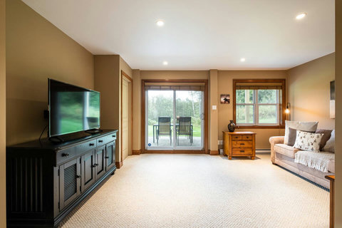 2nd Living room with TV (lower ground floor) with patio access