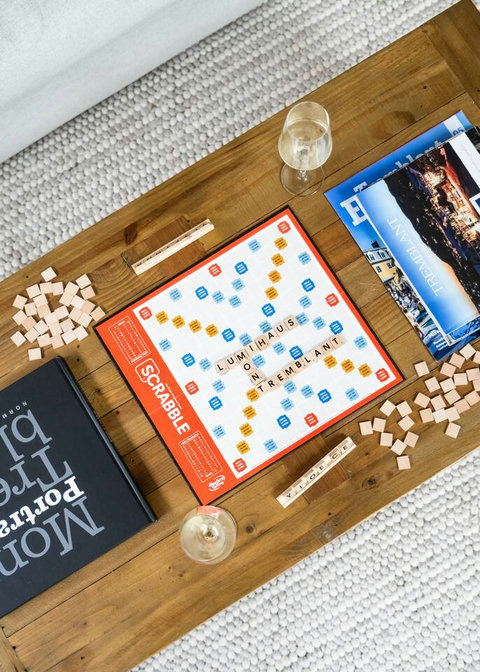 Boardgames and cards available.