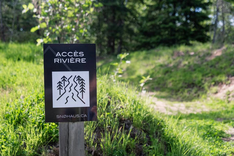 Enjoy direct access to the Devil’s River right from community road -  just look for this sign north of LumiHaus.