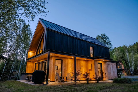 Your private escape—spacious grounds and direct, unobstructed views of the surrounding forest. Taken 05/2025