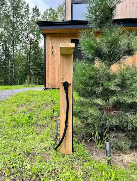 LumiHaus offers a NEMA 14-50 outlet near the parking area for EVs. Please note that no charger is provided - you’ll need to bring your own compatible charging cable.