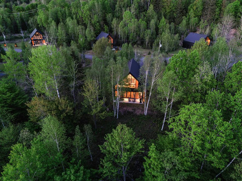 Set on the community’s largest lot, LumiHaus offers complete privacy with uninterrupted forest views.