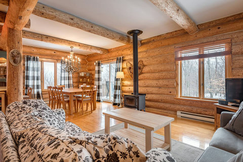 Main floor: Dining room view from living room