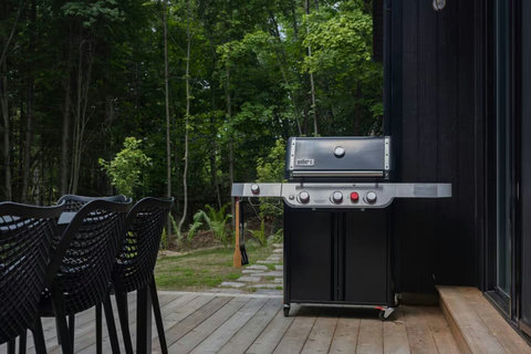 Propane BBQ included.