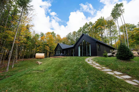 Intimate and wooded land.