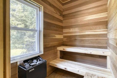 Dry Sauna, located inside the Bathroom on the Main Floor