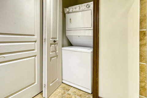 Washer & Dryer in Lower ground floor Bathroom