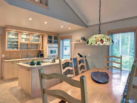 Dining room and kitchen view