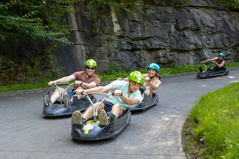 Tremblant Ski Resort LUGE Activities in Summer only 2.8KM from the condo