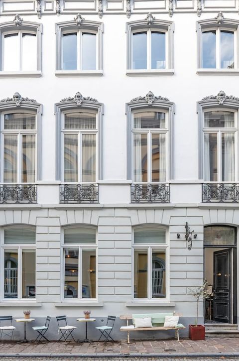 Exterior of the Bank building, built in 1869. Located with the coffee bar Adriaan which is accessable.