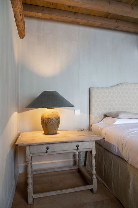 Night table in master bedroom.