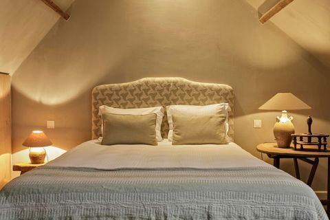 1st bedroom with comfortable bed