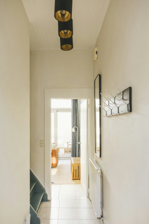 Welcoming entrance hall leading straight into the sun-filled living room