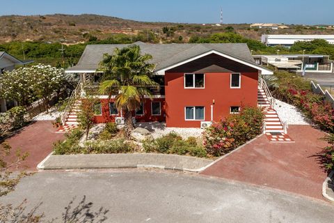 Front of the house, the Airbnb is on the right side.