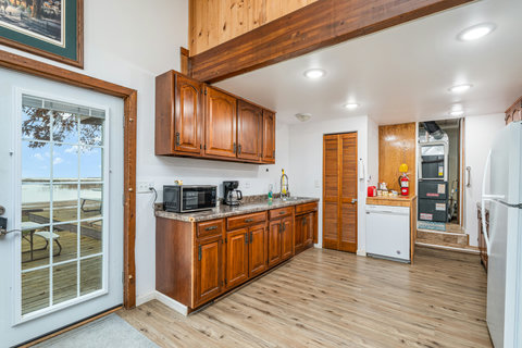 Kitchen fully stocked
