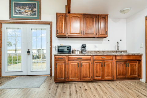 Kitchen fully stocked
