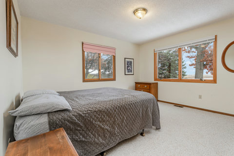 Bedroom 1 first floor with queen bed