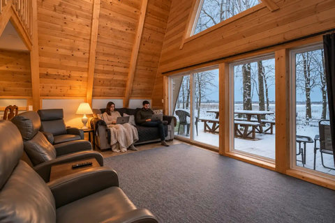 A-Frame Cabin Cozy Remote Work