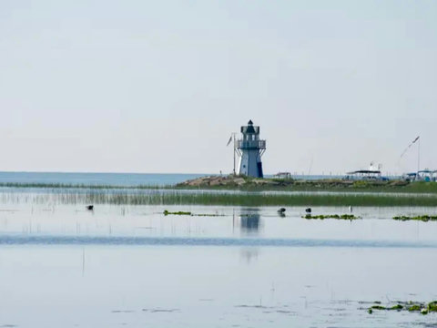 One of 2 lighthouses that can be seen from the Cabin