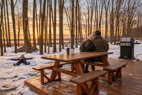 Winter Deck Moment
