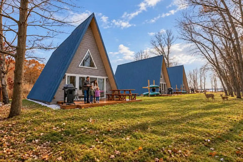 A-Frame Deer Watching