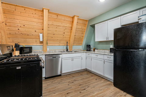Kitchen fully stocked