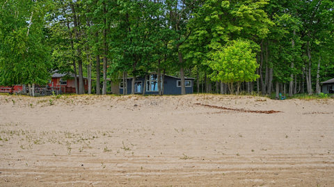 Granny's Cabin view from the beach